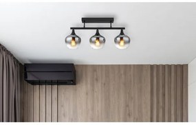 Globo 15548-3D1 - Lampadario a plafone MAXY 3xE27/40W/230V nero