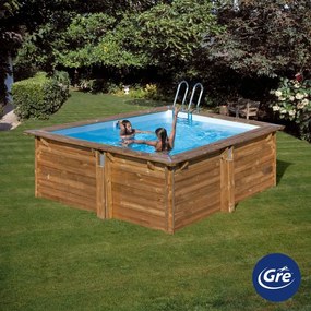 Piscina fuori terra rigida GRE Carra 3 L int 2.73 x 2.73 m