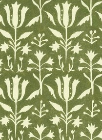 Mindthegap Carta da parati Tulipan - Herbal/ Beige