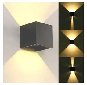 Applique a LED da esterno KREON 2xLED/3W/230V IP54 3000K antracite