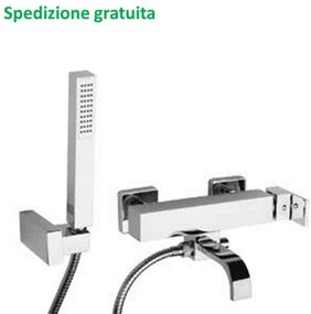 Miscelatore vasca doccia duplex Paini serie Dax 84CR105TA cromato