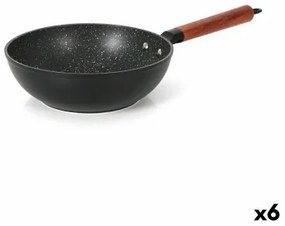 Padella Wok Quttin Doha Alluminio Forgiato 50 x 28 x 9 cm (6 Unità)