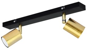 LED Faretto TUNE 2xGU10/4,8W/230V oro/nero