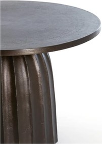 Tavolino rotondo in metallo ø 60 cm Veglia - Light &amp; Living