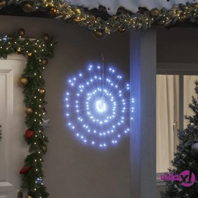 vidaXL Illuminazione di Natale Galassia 140 LED Bianco Freddo 17 cm