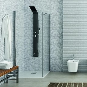 Box doccia 70x70 anta battente e fisso KS2800S - KAMALU