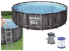 Piscina con struttura rotonda Steel Pro max 427x107 cm Bestway 5614Z