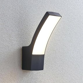 Applique da esterni a LED Ilvita Lindby, Nero, Alluminio, Moderno, Applique LED da esterni