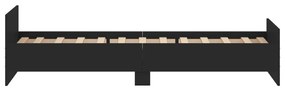 Giroletto nero 100x200 cm in legno multistrato