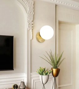 LAMPADA DA PARETE VETRATA APP950-1W Gold