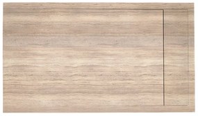 Piatto doccia SENSEA in resina Neo marmo L 70 x L 80 cm beige