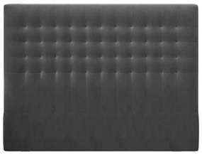 Testata grigio scuro con rivestimento in velluto Windsor &amp; Co Sofas , 160 x 120 cm Apollo - Cosmopolitan Design
