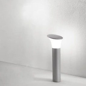 Paletto ARES in alluminio verniciato Silver H50 cm