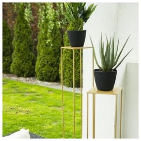 Portafiori 100x24 cm oro