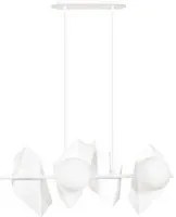 Lampada a Sospensione Drifton, Bianco, Acciaio, 90x100x30 cm, EPIKASA