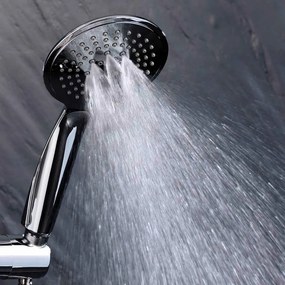 Set per doccia color argento opaco in plastica con doccetta 70 cm Hydro – douceur d'intérieur