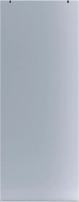 Anta per porta scorrevole esterno muro Satin Cristal, in vetro L 76 x H 215 cm spessore 8 mm, apertura reversibile