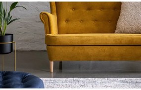 Divano giallo 150 cm Aros – ELTAP