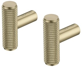 Set di ganci da parete color ottone in metallo 2 pz Rof – Blomus