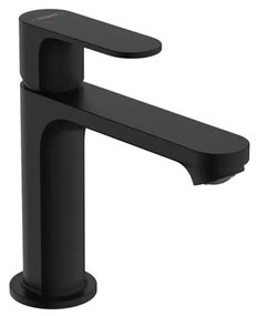 Rubinetto per lavabo a canna media Rebris S nero verniciato opaco HANSGROHE H 19.8 cm