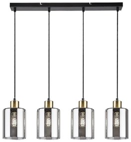 Rabalux 72247 - Lampadario a sospensione con filo PEREZ 4xE27/40W/230V