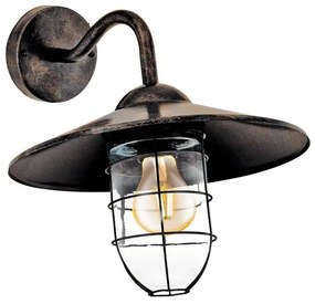 Applique rustico da esterno Melgoa ruggine IP44 1X E27 EGLO