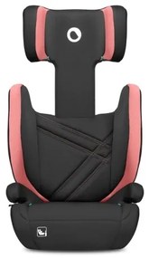 Lionelo - Seggiolino auto HUGO i-Dimensioni 100-150 cm nero/rosa