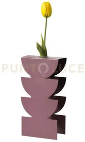 Vaso portafiore decorativo memphis viola ametista
