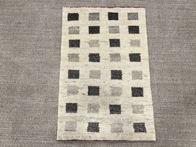 Gabbeh Tappeto 60 x 90 Grigio (Iran) Annodato A Mano