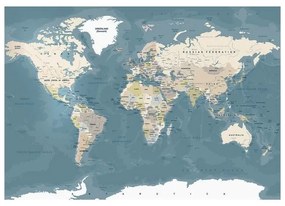 Fotomurale adesivo Vintage World Map