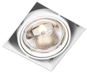 Set di 6 faretti da incasso bianchi GU10 AR111 senza cornice regolabili - Oneon