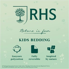 Biancheria da letto per bambini rosa per letto matrimoniale 200x200 cm Butterfly Garden – RHS