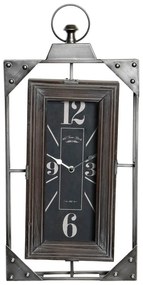 Orologio da Parete DKD Home Decor Loft Legno Ferro (29 x 6.5 x 61 cm)