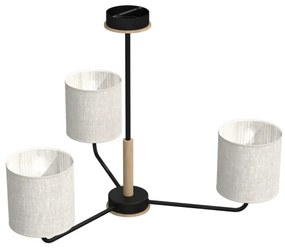 Lampadario a sospensione con supporto rigido ATLANTA 3xE27/60W/230V