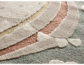 Tappeto per bambini verde/beige 120x170 cm Clown – Universal