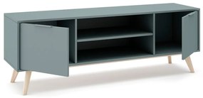 Mobile TV verde-grigio 140x53 cm Pisco - Marckeric