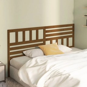 Testiera Per Letto Ambra 186x4x100 Cm İn Legno Massello Di Pino /