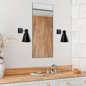 Lampada da parete in nero e oro ø 14 cm Funnel - Opviq lights