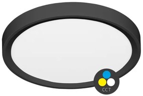 Ecolite W007-CCT/50W/CR - Plafoniera LED SALY LED/50W/230V IP40 nero