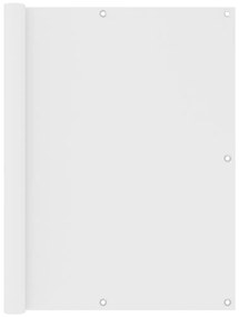 Paravento Balcone Bianco 120x600 Cm İn Tessuto Oxford /