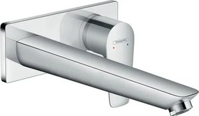 Rubinetto per lavabo Talis cromato HANSGROHE getto laminare cristallino a canna alta H 11.2 cm