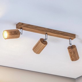 Envostar Peach Puff applique legno ottagono 3 luci