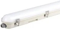 48W Led Wp Lamp Fitting 150Cm-Samsung Chip & Em Kit-Milky Cover+Ss Clips 4000K