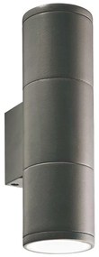 Ideal Lux - Applique da esterno GUN 2xGU10/35W/230V IP44 antracite