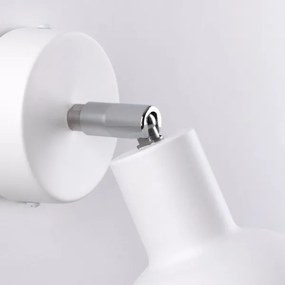 Sollux SL.1313 - Faretto da parete ELBA 1xE27/15W/230V bianco