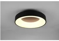 Plafoniera Girona Led 27w Dimmerabile Nero 45 cm Trio Lighting