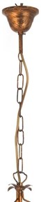 ONLI - Lampadario a sospensione con catena TERESA 3xE14/6W/230V bronzo