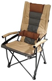 Sedia da campeggio pieghevole marrone