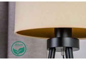 Duolla - Lampada da tavolo OVAL VEGAN 1xE27/15W/230V diametro 30 cm color crema