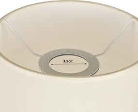 Brilagi - Paralume per lampada da tavolo TABLON E27 Ø 14 cm colore crema